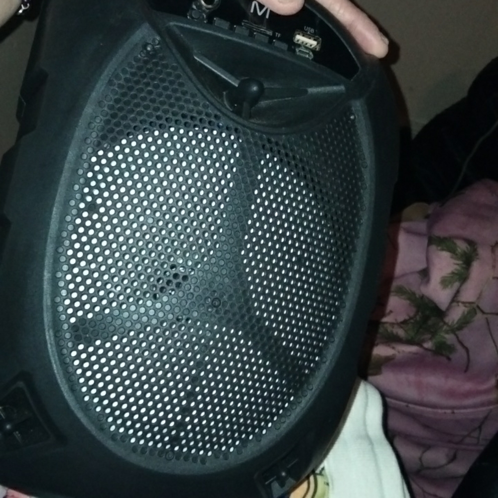 Black bulethooth speaker